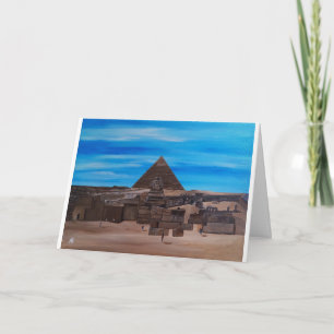 Carte Le Grand Sphinx et la Pyramide de Khafre