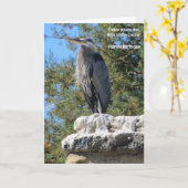 Carte Le Grande Heron (Fleur jaune)