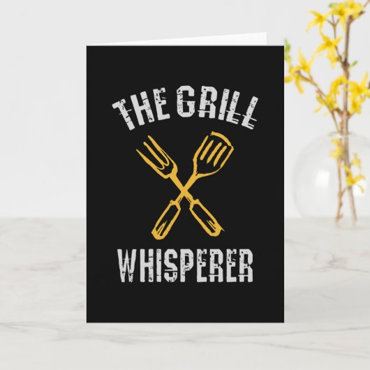 Carte Le Grill Whisperer (Fleur jaune)
