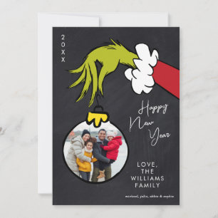 Carte Le Grinch Bonne Année - Photo de vacances