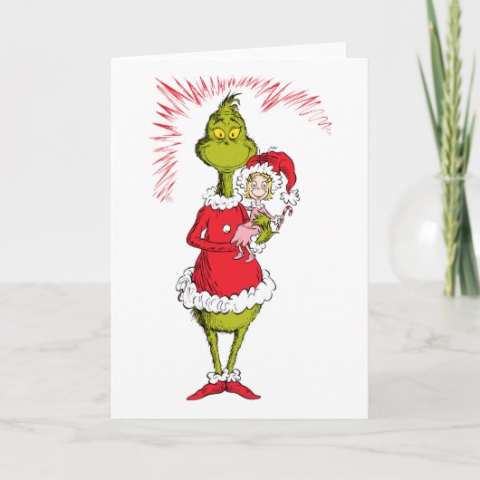 Carte Le Grinch retient Cindy Lou Who (Devant)