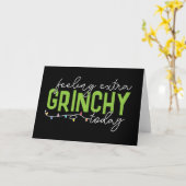 Carte Le Grinch | Sentiment Grincheux Aujourd'hui (Fleur jaune)