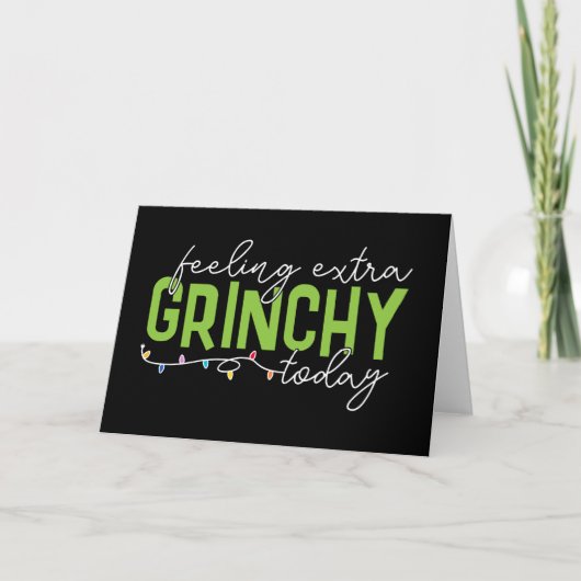 Carte Le Grinch | Sentiment Grincheux Aujourd'hui (Devant)