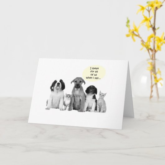 CARTE LE GROUPE 21E ANNIVERSAIRE ACCUEILLE LE STYLE DOGG (Fleur jaune)