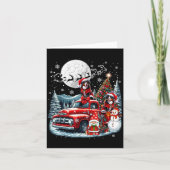 Carte Le Groupe Xmas Gnome Père Noël Entlebucher Mountai (Devant)