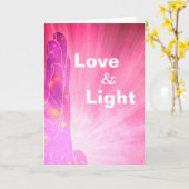 Carte Le guérisseur d'amour de *~* rayonne la main (Fleur jaune)