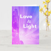 Carte Le guérisseur de *~* rayonne l'amour curatif (Fleur jaune)