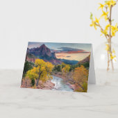 Carte Le Guetteur en automne (Fleur jaune)