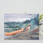 Carte Le guide de la nature sauvage (par Winslow Homer) (Debout devant)