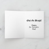 Carte Le hibou de St Patrick (Intérieur)