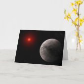 Carte Le Hot Rocky Exoplanet Trappist-1 B. (Fleur jaune)