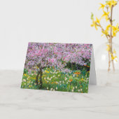 Carte Le jardin de Claude Monet | Joyeux anniversaire (Fleur jaune)
