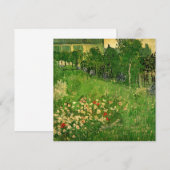 Carte Le Jardin de Daubigny - Vincent van Gogh (Devant / Derrière)