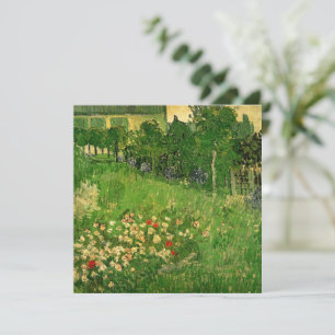 Carte Le Jardin de Daubigny - Vincent van Gogh