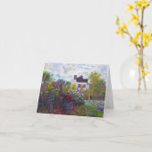 Carte Le jardin de Monet à Argenteuil Claude Monet (Fleur jaune)