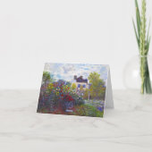 Carte Le jardin de Monet à Argenteuil Claude Monet (Dos)