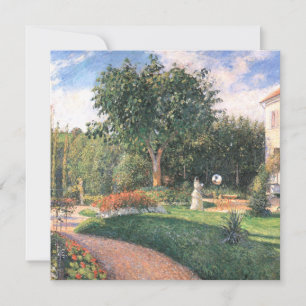 Carte Le Jardin des Mathurins Camille Pissarro