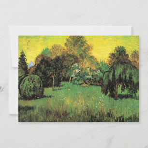 Carte Le jardin des poètes par Vincent van Gogh