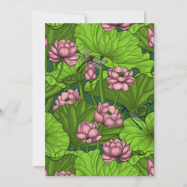 Carte Le jardin du Lotus (Devant)