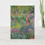 Carte Le Jardin Iris De Giverny By Claude Monet<br><div class="desc">Le jardin d'Iris à Giverny peint par Claude Monet. Vers 1900. Cette image est du domaine public.</div>