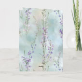 Carte Le Jardin (jardin) Plutôt Fleurs violettes (Dos)