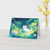 Carte Le jardin secret Axolotl (Fleur jaune)