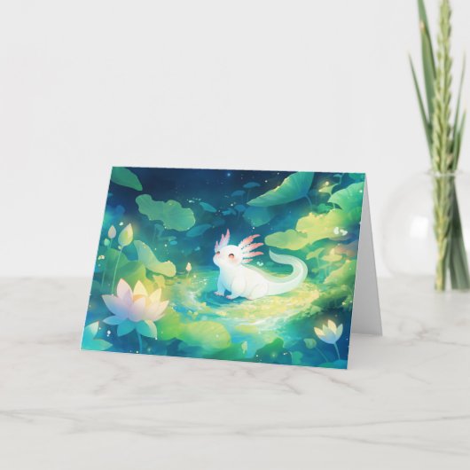 Carte Le jardin secret Axolotl (Devant)