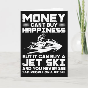 Carte Le Jet Ski L'argent Ne Peut Pas Acheter Le Bonheur