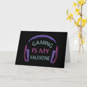 Carte Le jeu est mon Valentin (Fleur jaune)