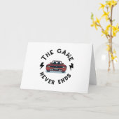 Carte Le Jeu ne se termine jamais (Fleur jaune)