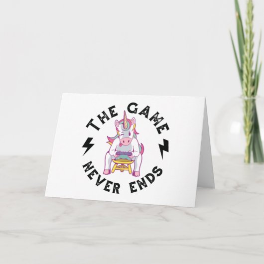 Carte Le Jeu ne se termine jamais (Devant)
