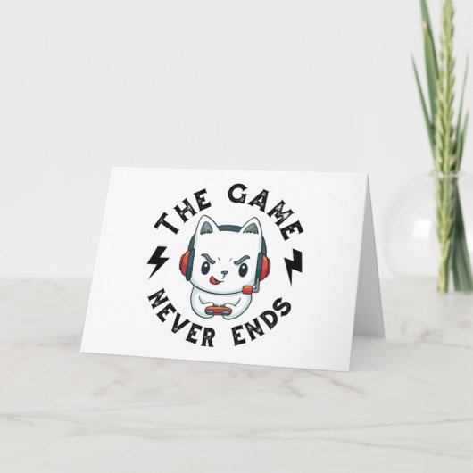 Carte Le Jeu ne se termine jamais (Devant)