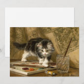 Carte Le jeune artiste | Henriëtte Ronner-Knip (Devant / Derrière)