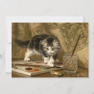 Carte Le jeune artiste Henriëtte Ronner-Knip