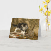 Carte Le jeune artiste | Henriëtte Ronner-Knip (Fleur jaune)