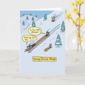 Carte Le jeune Donald Trump (Fleur jaune)