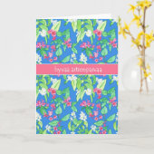 Carte Le joli ressort se développe le jour de mère (Fleur jaune)