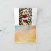 CARTE LE JOLI VISAGE DE NOTECARD-A VIEILLIT, UN CORPS (Intérieur)