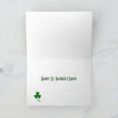 Carte Le jour Boston Terrier 1 de St Patrick (Intérieur)