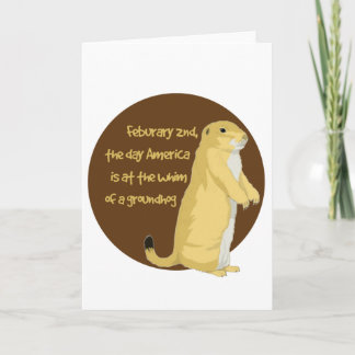 Carte Le jour de Groundhog