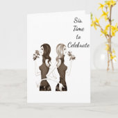 CARTE LE JOUR DE LA CRISE DU MARIAGE DES ENFANTS **** (Fleur jaune)