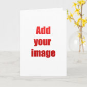 Carte Le Jour de la Fête des Mères (Fleur jaune)