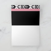 Carte Le jour de la maman heureuse de naissance (Intérieur)