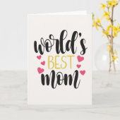 Carte Le Jour de la Meilleure maman | Greeting card (Fleur jaune)