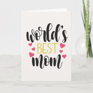 Carte Le Jour de la Meilleure maman Greeting card