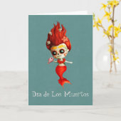 Carte Le jour de la sirène morte (Fleur jaune)