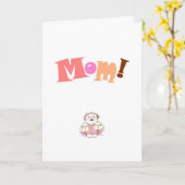 Carte Le jour de mère (Fleur jaune)