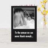 Carte Le jour de mère biologique heureux ! (Fleur jaune)