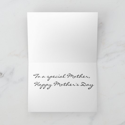 Carte Le jour de mère de houblon (Intérieur)