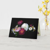 Carte Le jour de mère démodé de roses (Fleur jaune)